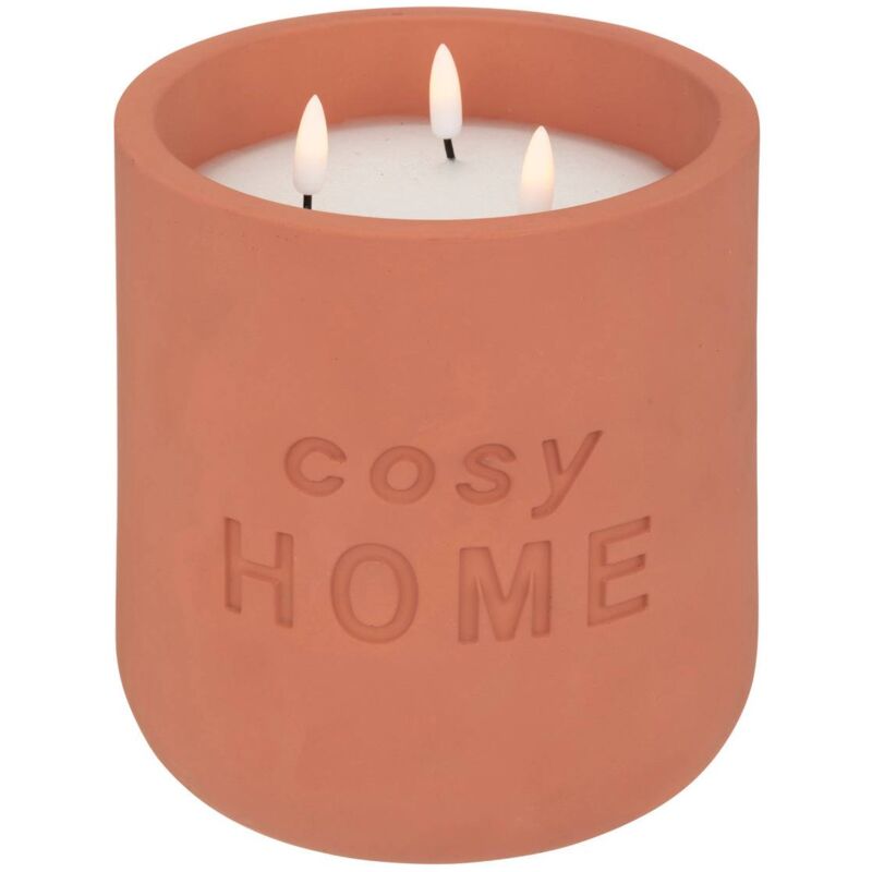 foto del prodotto candela led cosy rosa terracotta 3,2kg atmosphera cr ateur d int rieur
