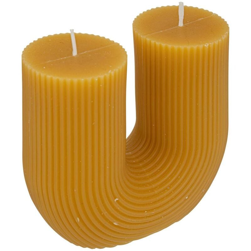 foto del prodotto candela led demi h12cm giallo senape atmosphera cr ateur d int rieur