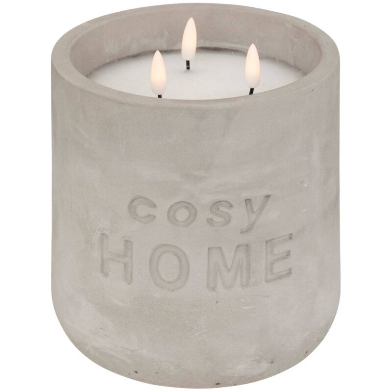 foto del prodotto candela led grigio topo cosy 3,2 kg atmosphera cr ateur d int rieur
