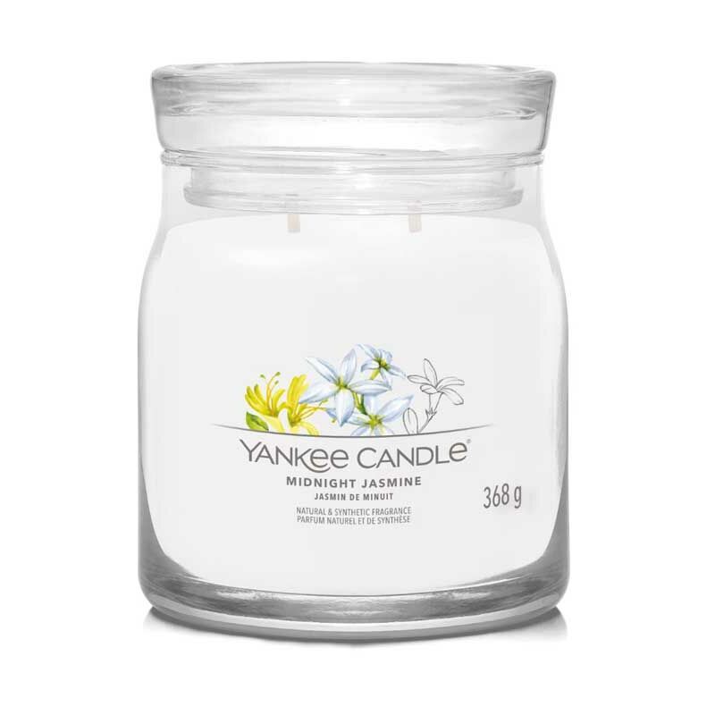foto del prodotto candela media signature midnight jasmine yankee candle