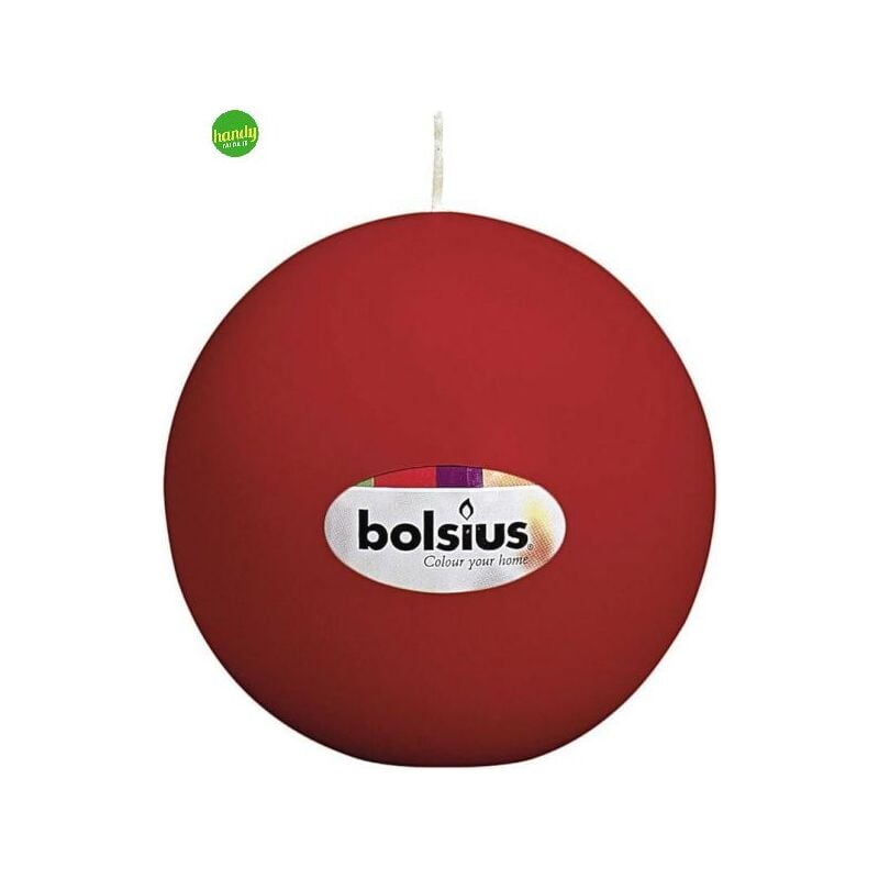 foto del prodotto candela pillar wine red bolsius 70