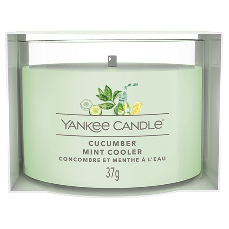 foto del prodotto candela profumata votive in vetro cucumber mint cooler yankee candle