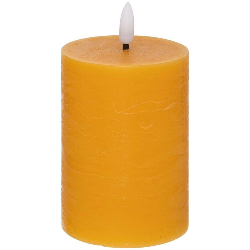 foto del prodotto candela rotonda a led molia h13cm giallo atmosphera cr ateur d int rieur