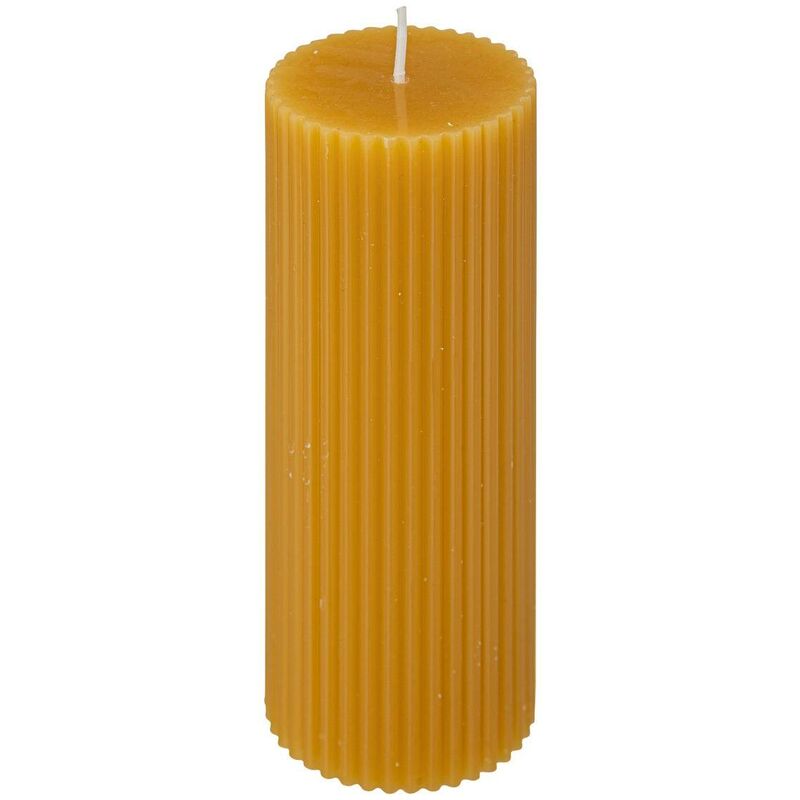 foto del prodotto candela rotonda demi 230g giallo senape atmosphera cr ateur d int rieur