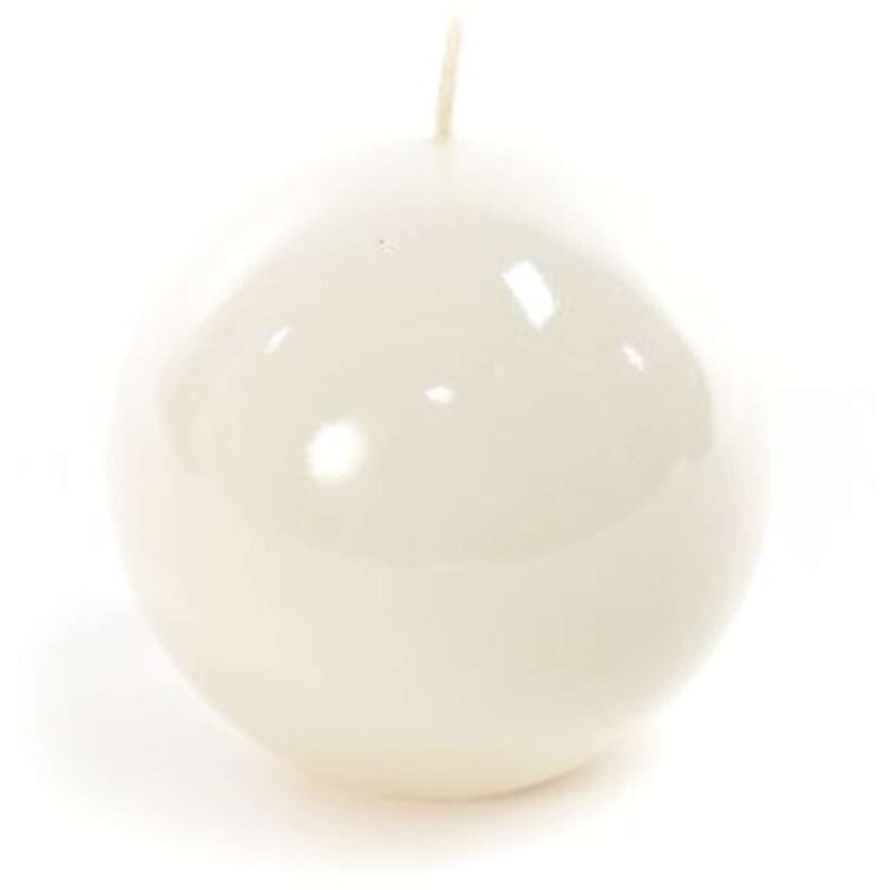 foto del prodotto candela sfera avorio 95639 mercy