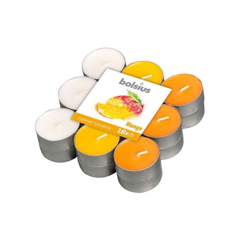 foto del prodotto candela tealight mango pz 18 bolsius