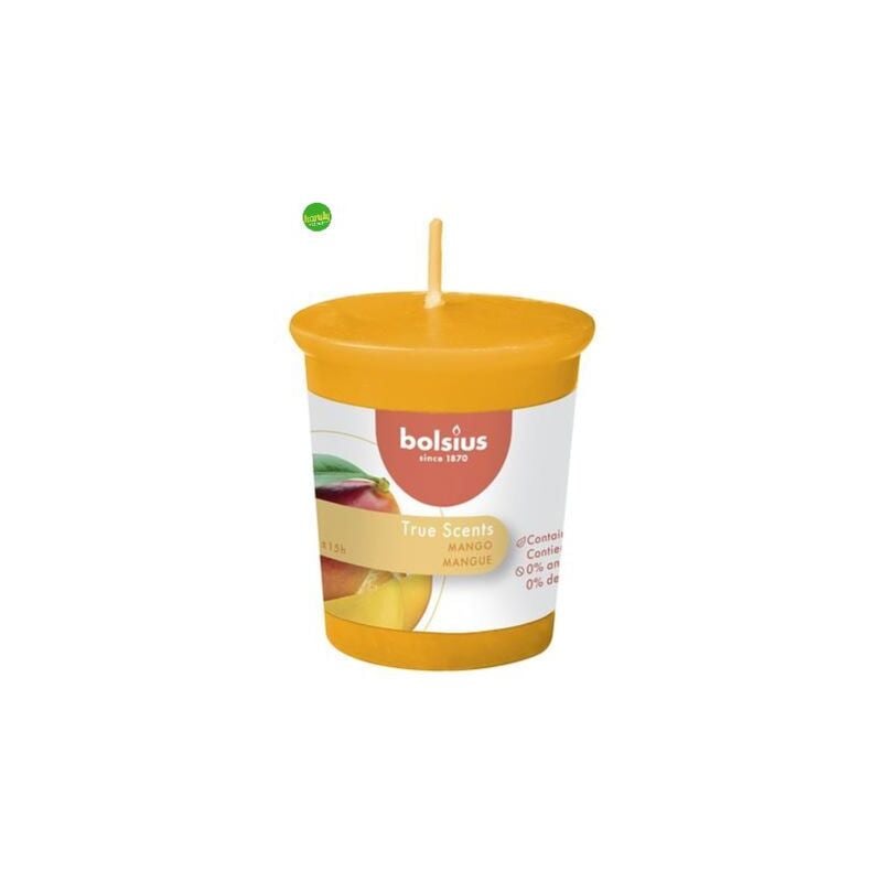 foto del prodotto candela true scents bolsius fr. mango mm 53 45