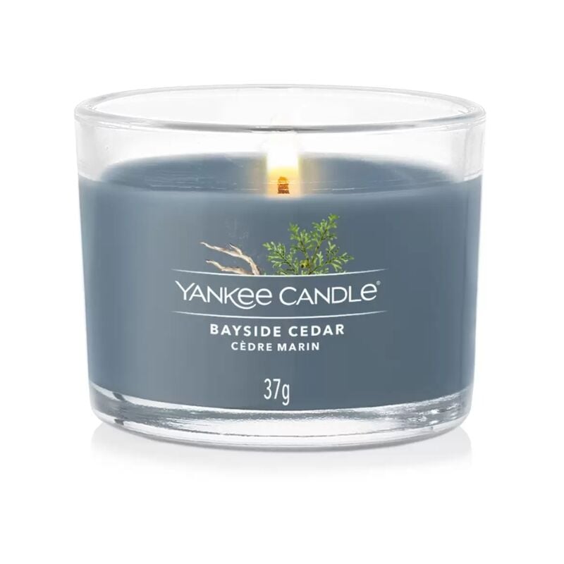 foto del prodotto candela votive in vetro singola bayside cedar - yankee candle