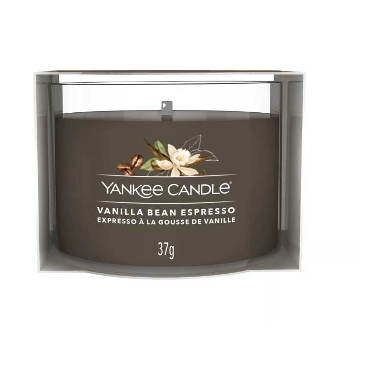 foto del prodotto candela votive in vetro singola vanilla bean espresso yankee candle