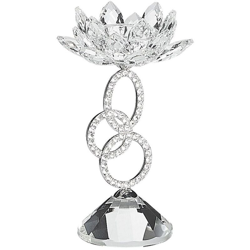 foto del prodotto candelabro argento 7,5 x 7,5 19 cm oviedo