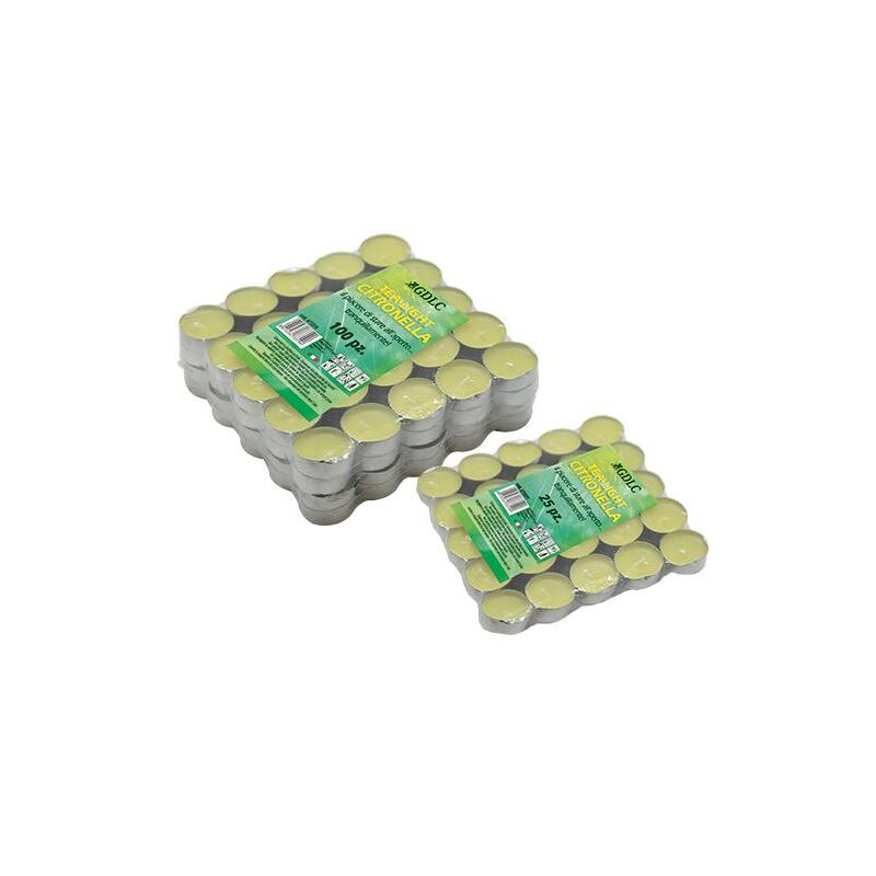 foto del prodotto candele citronella tealight cf.100 pz.