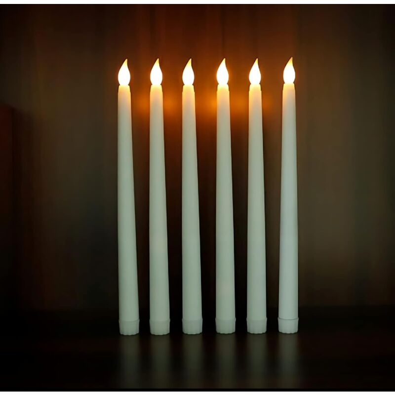 foto del prodotto candele led senza fiamma, candele elettriche, candele per lampade per assunzione compleanno natale ognissanti cena a lume di candela dpzo