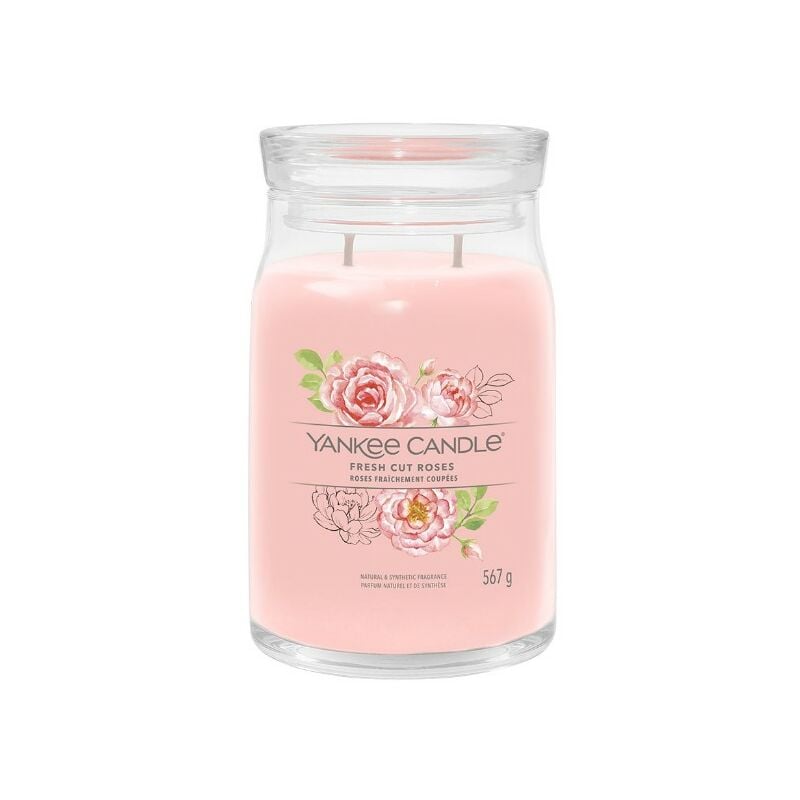 foto del prodotto candelia grande signature fresh cut roses - yankee candle