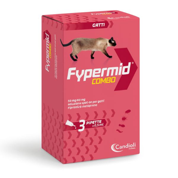 foto del prodotto candioli pharma fypermid combo protezione spot on gatto 3 pipette 1 ordine scegli lo sconto bzr5 bzr20 200 punti fedelt 