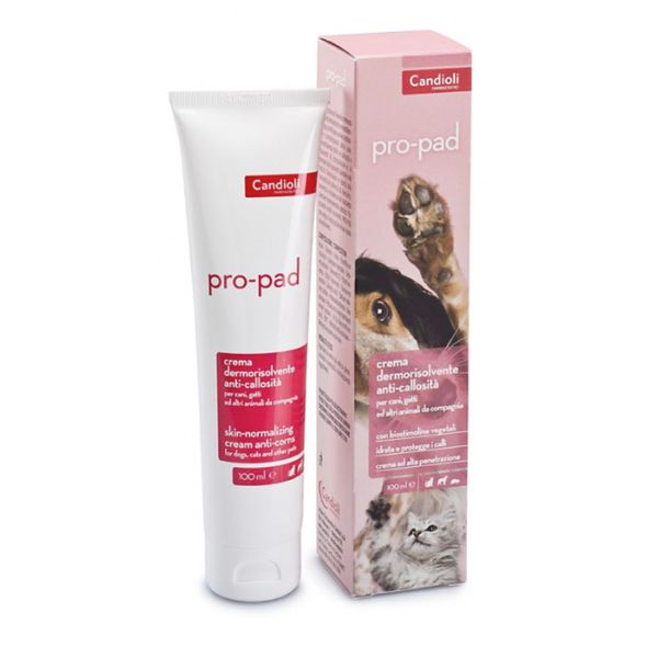 foto del prodotto candioli pharma pro pad crema dermorisolvente anti callosit 100 ml 1 ordine scegli lo sconto bzr5 bzr20 200 punti fedelt detergenti per gatti