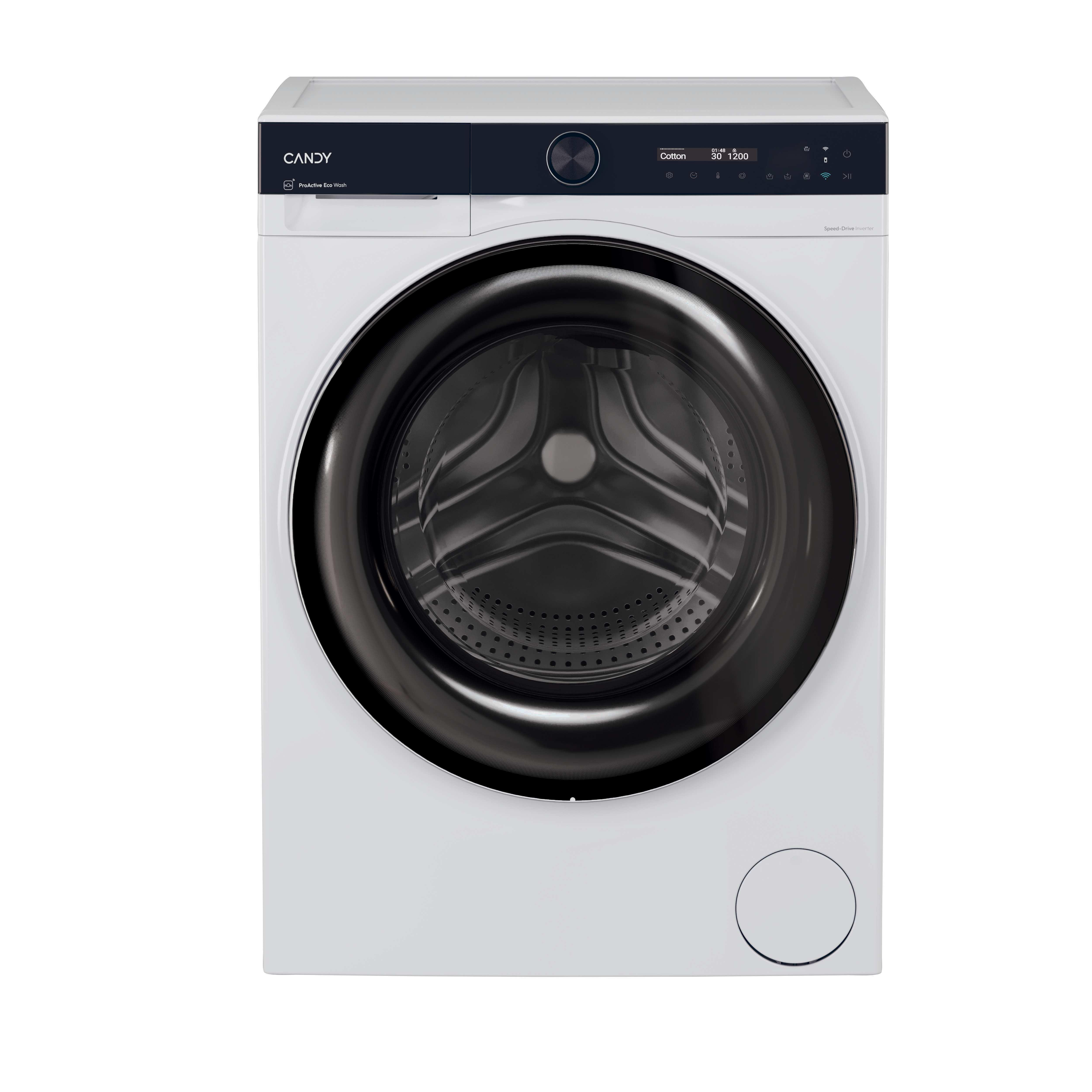 foto del prodotto candy bws 6106b8 s lavasciuga libera installazione caricamento frontale nero, bianco d