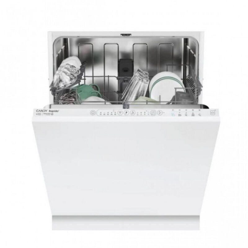 foto del prodotto candy cef 3e53e0w lavastoviglie da incasso scomparsa totale 60 cm 13 coperti classe e 5 programmi