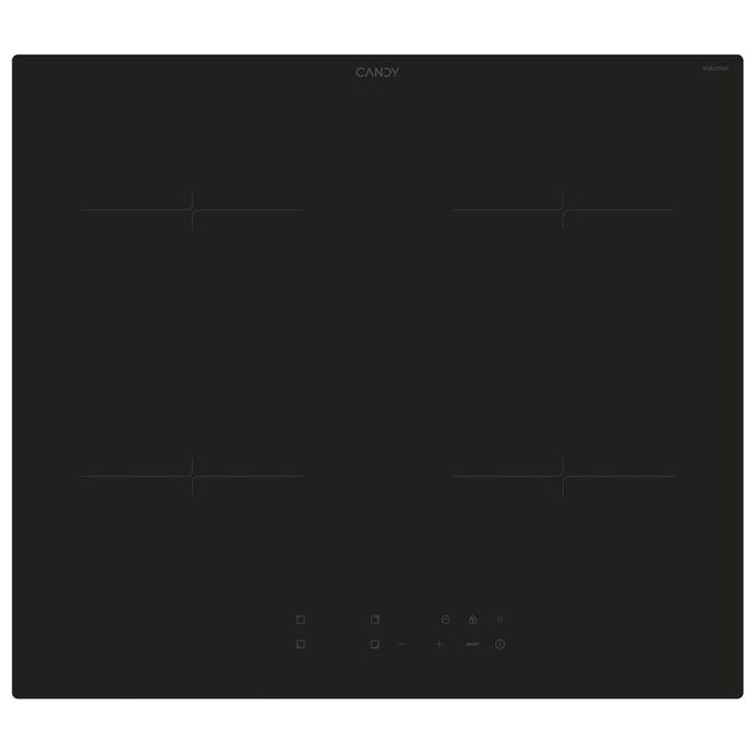 foto del prodotto candy ci64248ctt piano cottura a induzione, 59 cm, 4 zone, power management, controllo touch, nero