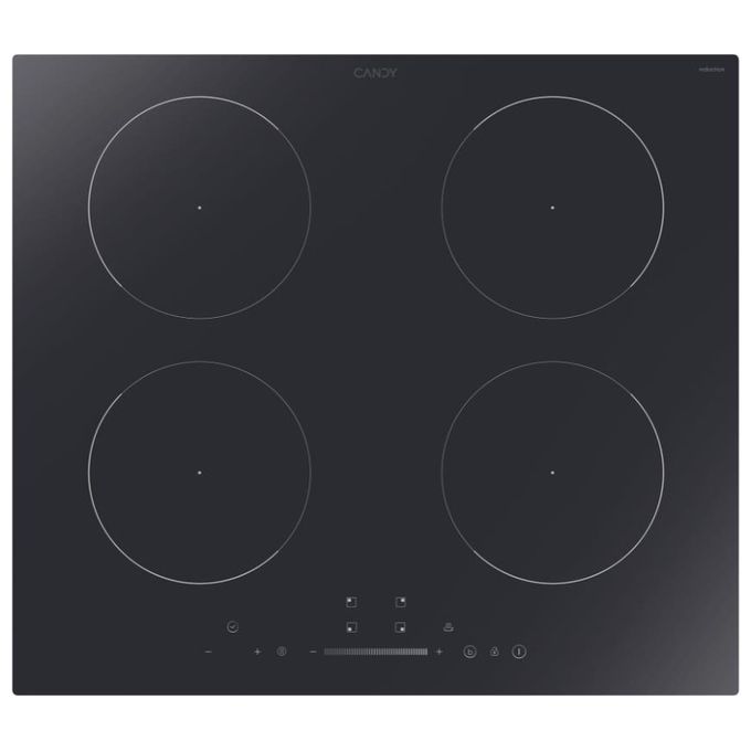 foto del prodotto candy cis642sctt 1 idea piano cottura induzione, 59 cm, 4 zone, funzione keep warm, power management, controlli touch, nero