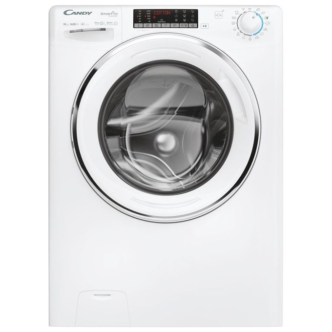foto del prodotto candy cso 6106twmc 1 s lavatrice caricamento frontale 10 kg, 1600 rpm, classe a, wi fi bluetooth, 16 programmi, 85x60x53 cm , bianco