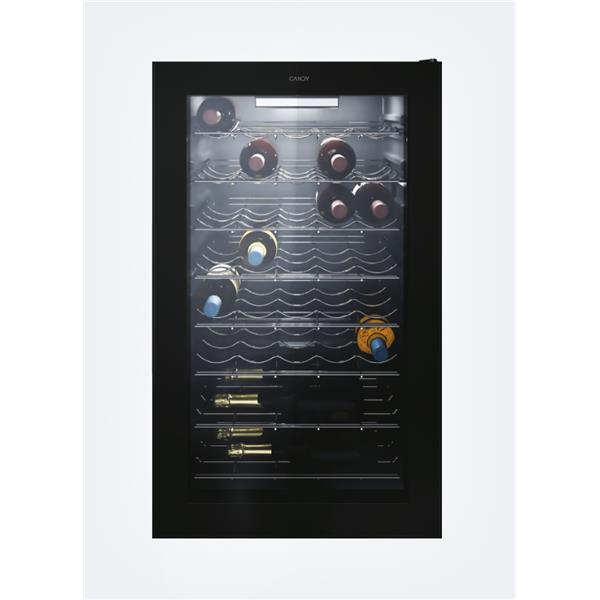 foto del prodotto candy divino cwc 150 em nf cantinetta vino con compressore libera installazione nero 41 bottiglia bottiglie