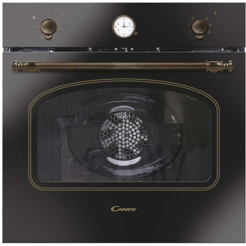 foto del prodotto candy forno elettrico da incasso classic fcc604gh e 65l nero 8 programmi a 