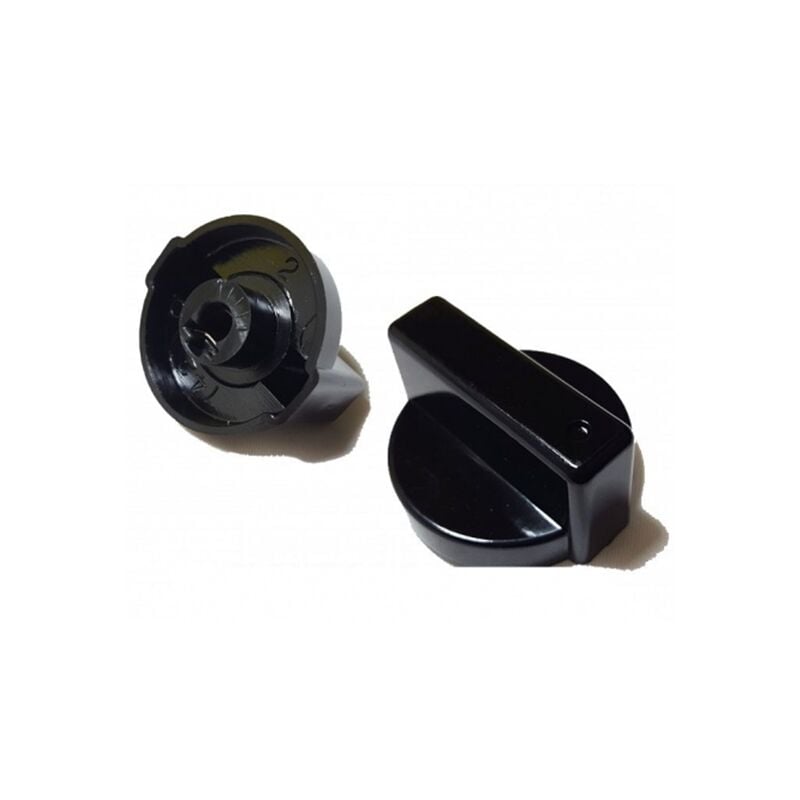 foto del prodotto candy iberna gasfire zerowatt 1 pz manopola cucina nera innesto 6 mm m 5463