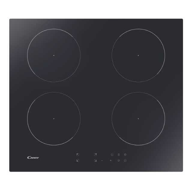 foto del prodotto candy idea ci642ctt e1 nero da incasso 59 cm piano cottura a induzione 4 fornello i 