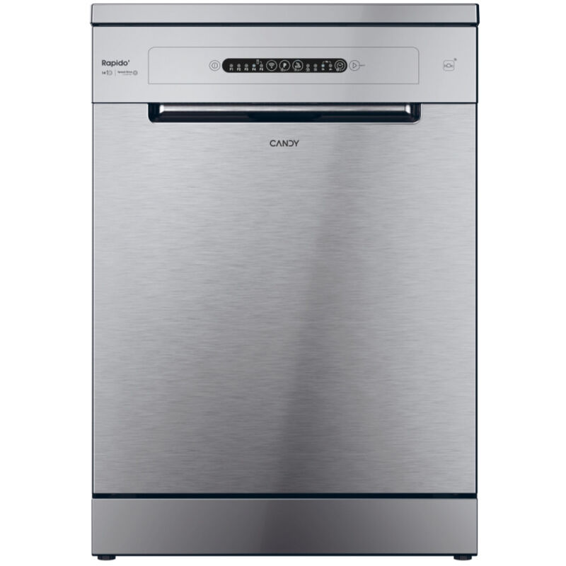 immagine 0 del prodotto candy lavastoviglie rapid cf 4e7l0x libera installazione 14 coperti inox wi fi