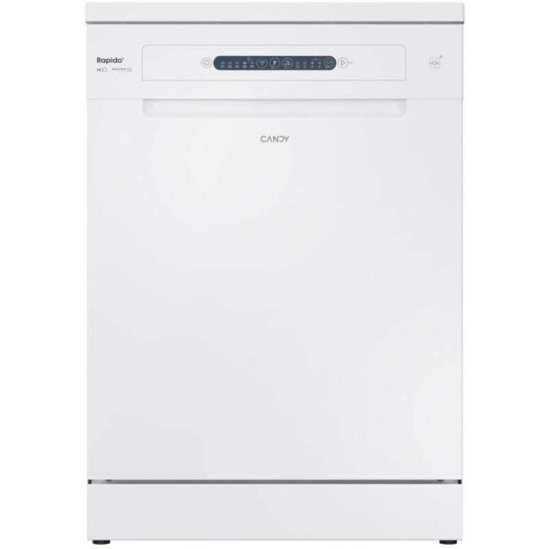 foto del prodotto candy rapid cf 4e7l0w lavastoviglie 14 coperti libera installazione bianca wi fi