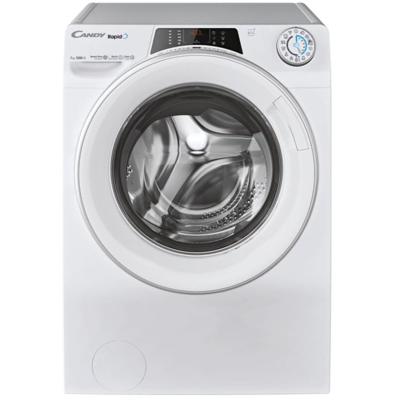 foto del prodotto candy rapid ro41274dwmst 1 s. tipo di carica caricamento frontale. capacit cestello 7 kg, classe di efficienza della centrifuga b,