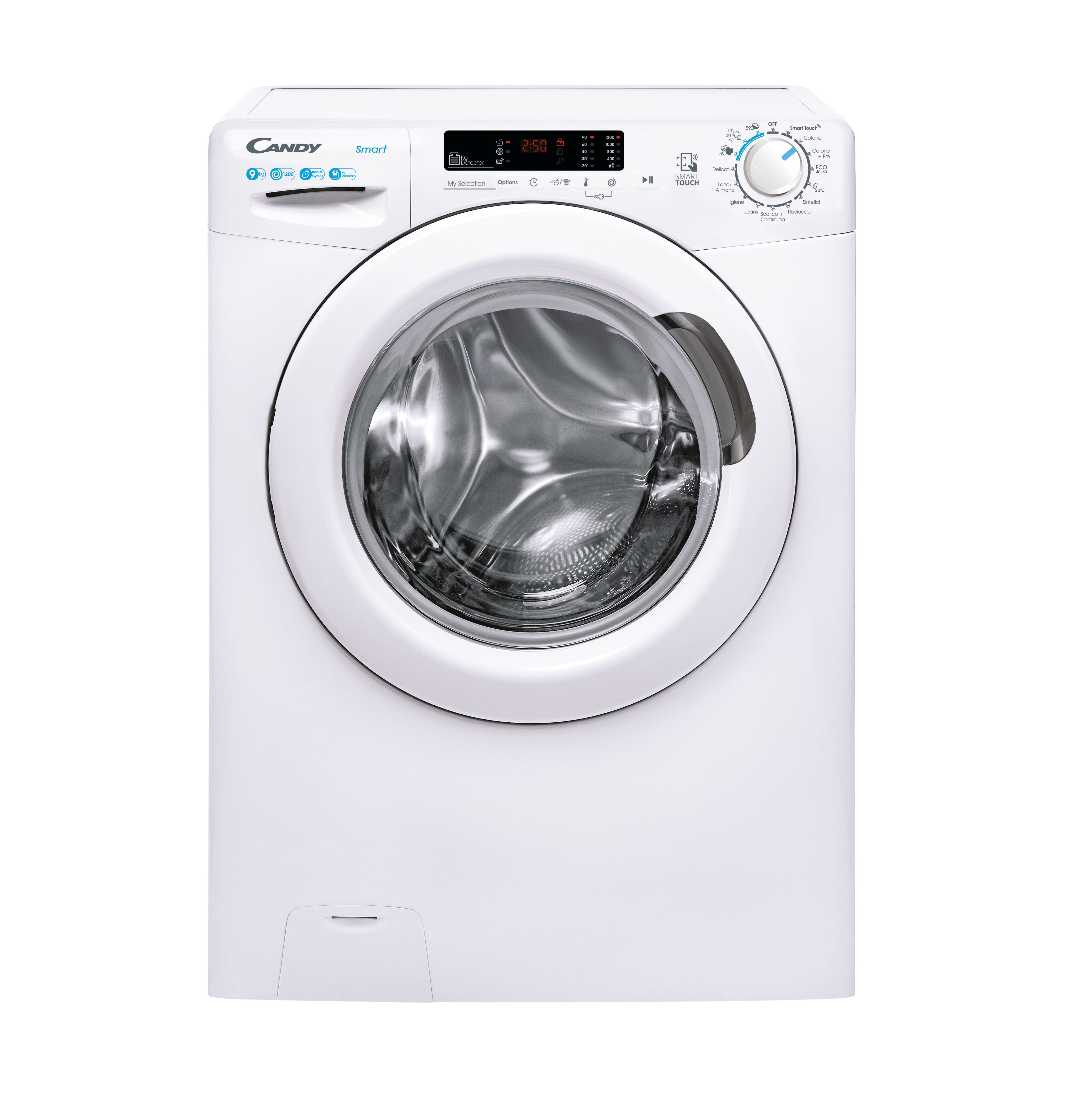 foto del prodotto candy smart cs1292dw4 11 lavatrice caricamento frontale 9 kg 1200 giri min bianco