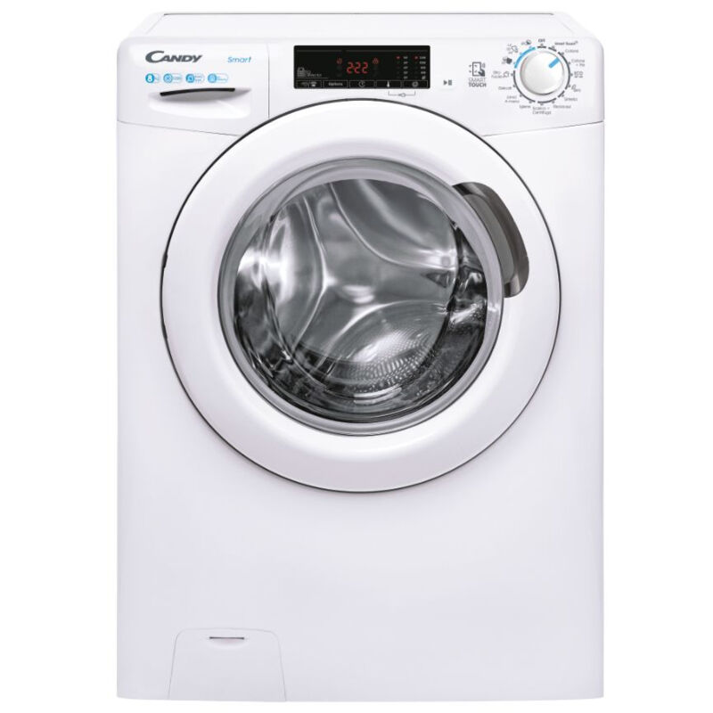 foto del prodotto candy smart css128tw4 11. tipo di carica caricamento frontale. capacit cestello 8 kg, classe di efficienza della centrifuga b, silenziosit 