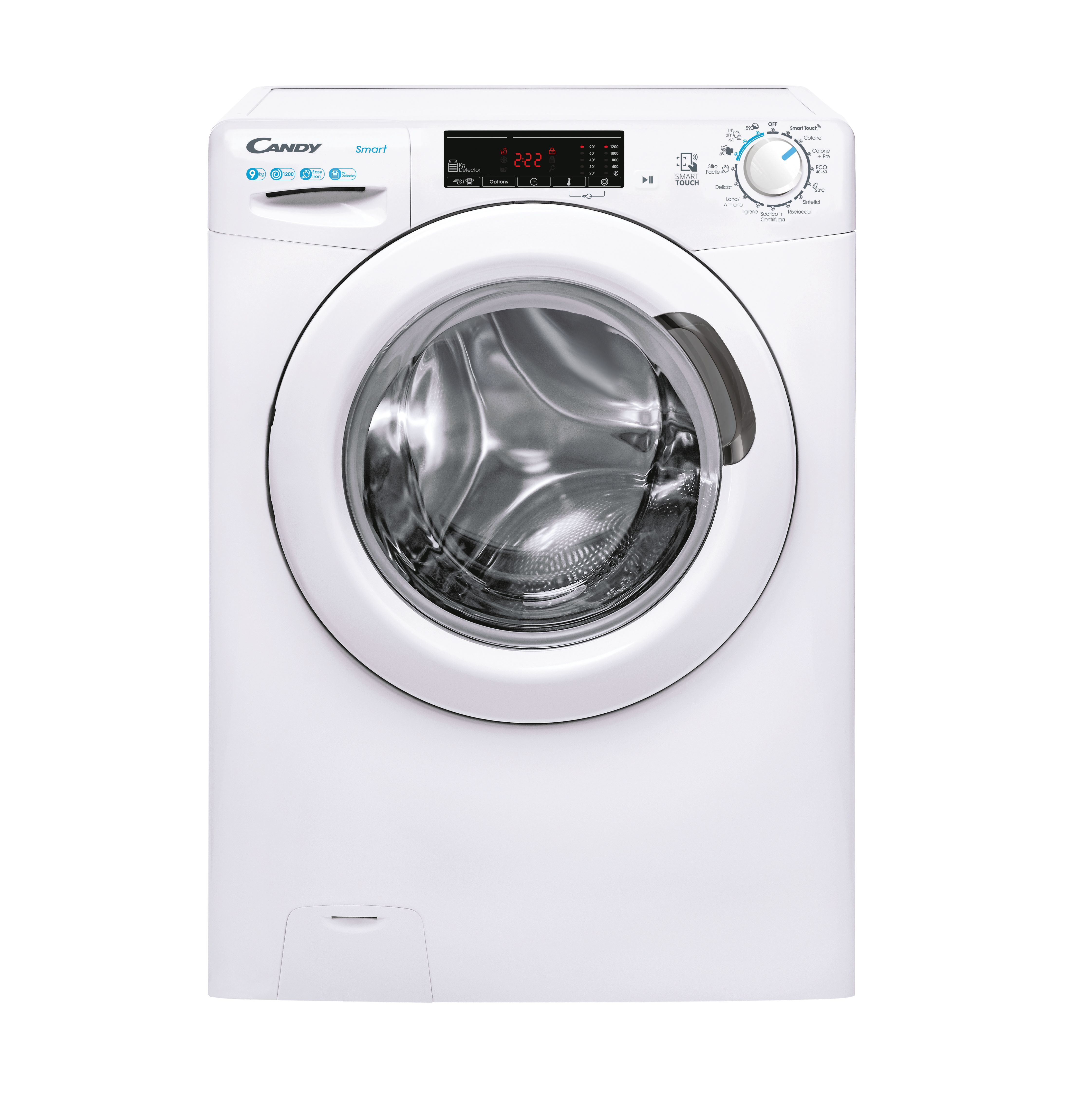 foto del prodotto candy smart css129tw4 11 lavatrice caricamento frontale 9 kg 1200 giri min bianco