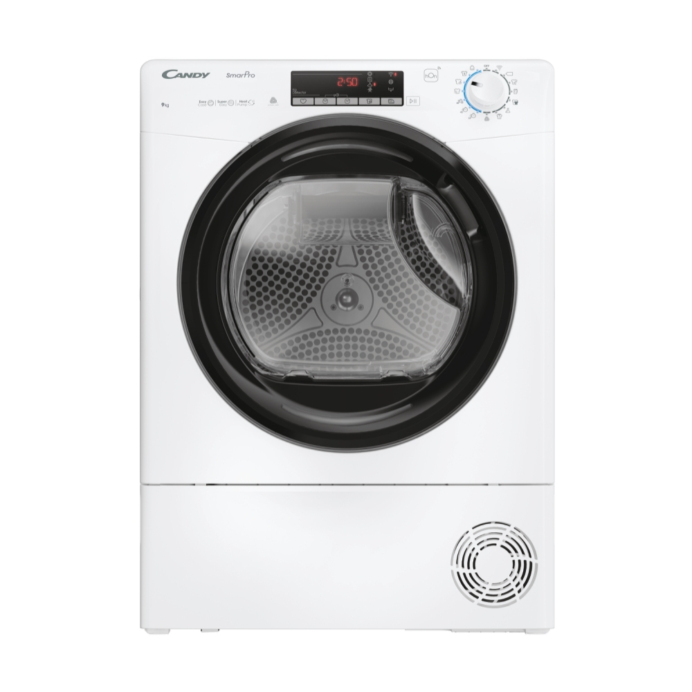 foto del prodotto candy smart pro croe h9a2tbe s asciugatrice libera installazione caricamento frontale 9 kg a bianco