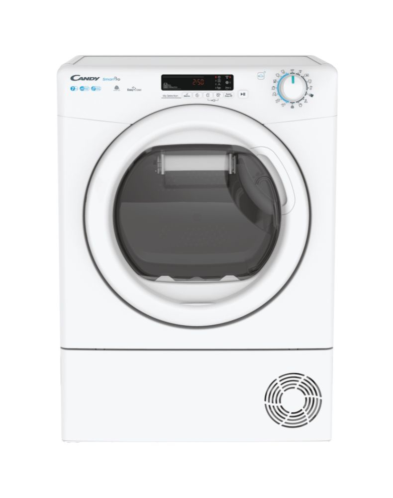 foto del prodotto candy smart pro cso4h7a2de s asciugatrice libera installazione caricamento frontale 7 kg a bianco