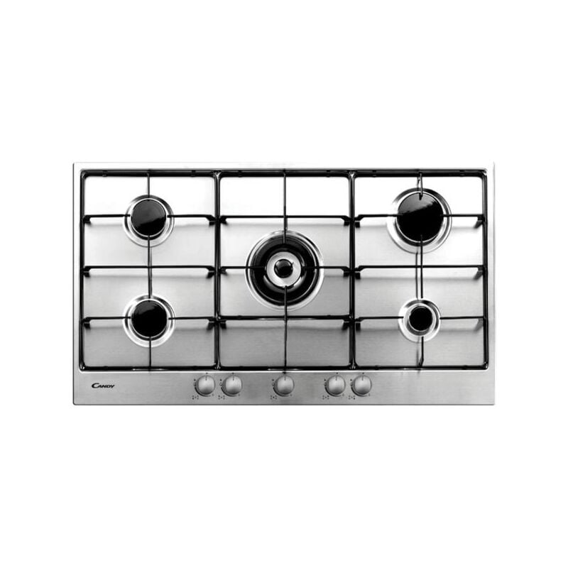 foto del prodotto candy timeless pg953 1sx acciaio inox da incasso 90.9 cm gas 5 fornello i 