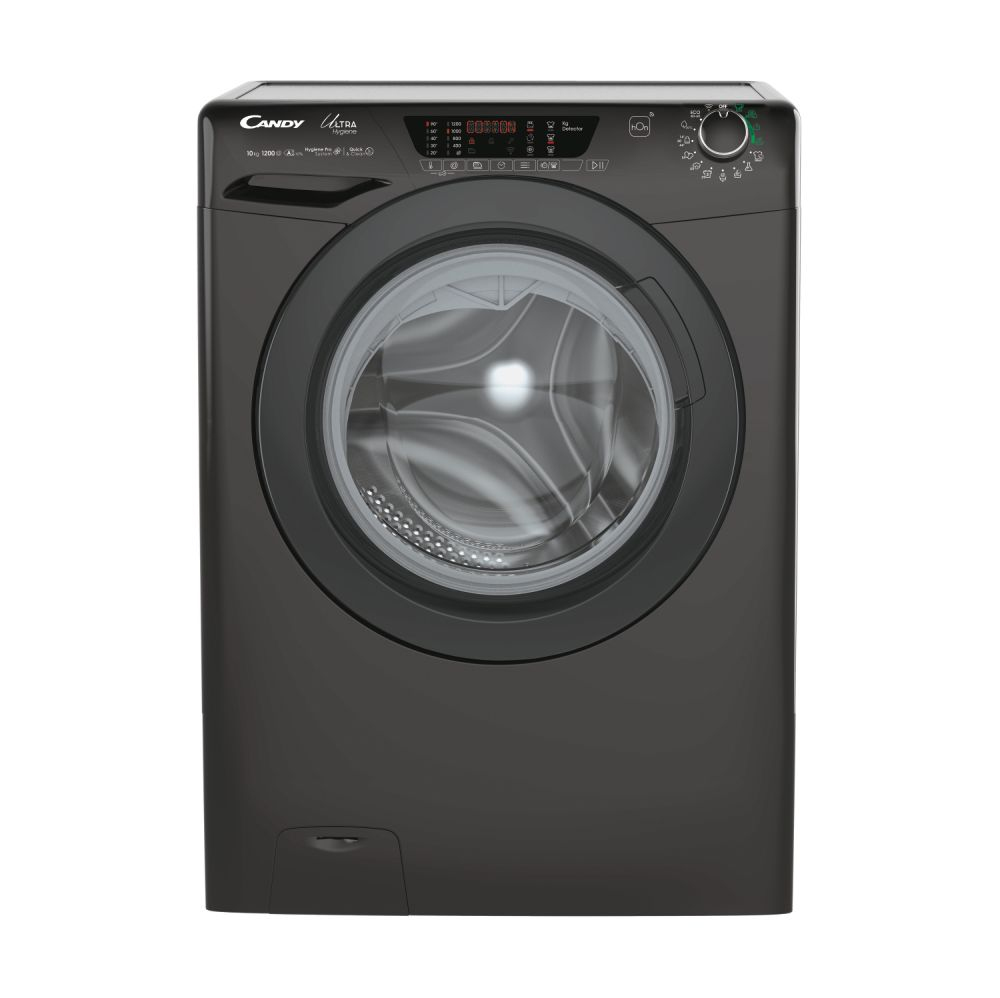 foto del prodotto candy ultra hygiene hes12104twmbb6 s lavatrice caricamento frontale 10 kg 1200 giri min nero