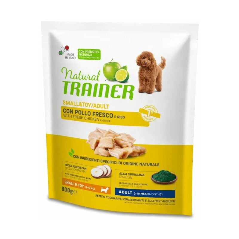 foto del prodotto cane adult mini 800gr pollo trainer