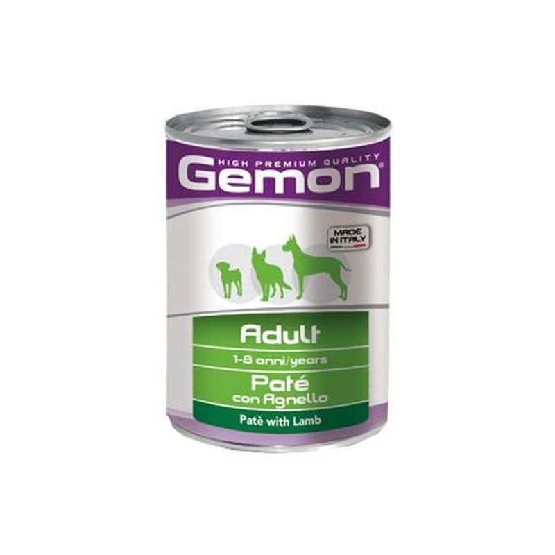 foto del prodotto cane adulto , agnello pate gr.400 gemon
