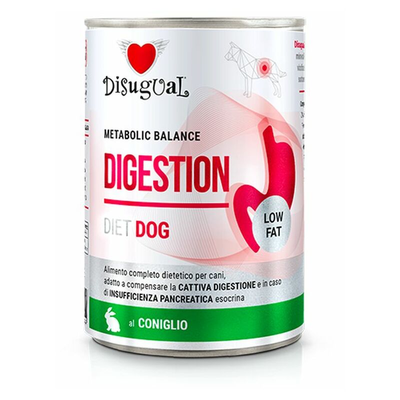 foto del prodotto cane dieta digestion low fat 400gr coniglio disugual