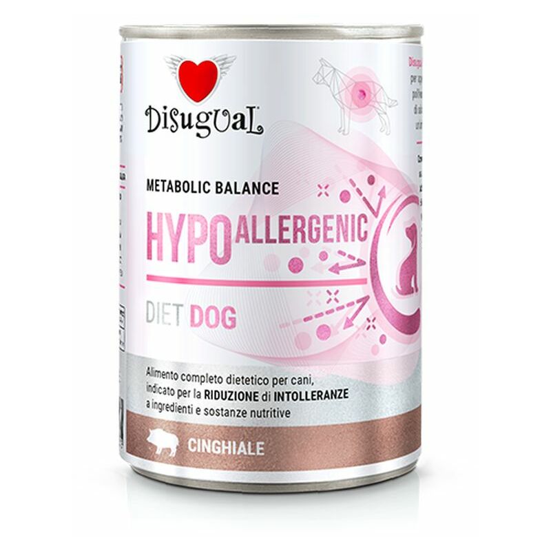 foto del prodotto cane dieta hypoallergenic 400gr cinghiale disugual
