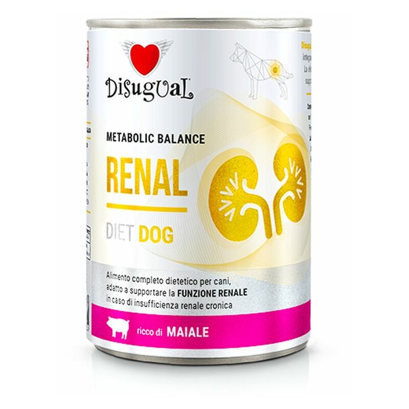 foto del prodotto cane dieta renal 400gr maiale disugual