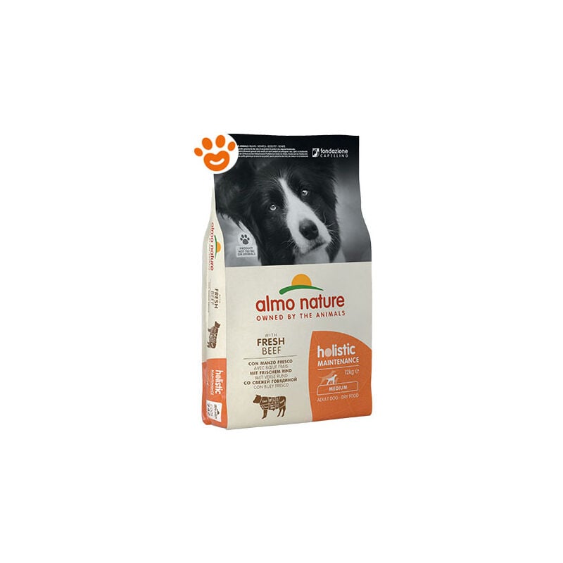 foto del prodotto cane holistic medium 12 kg manzo - almo nature
