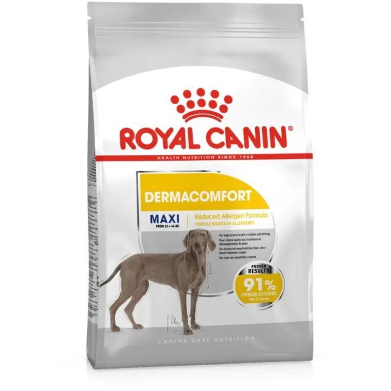 foto del prodotto cane maxi dermacomfort 3 kg royal canin