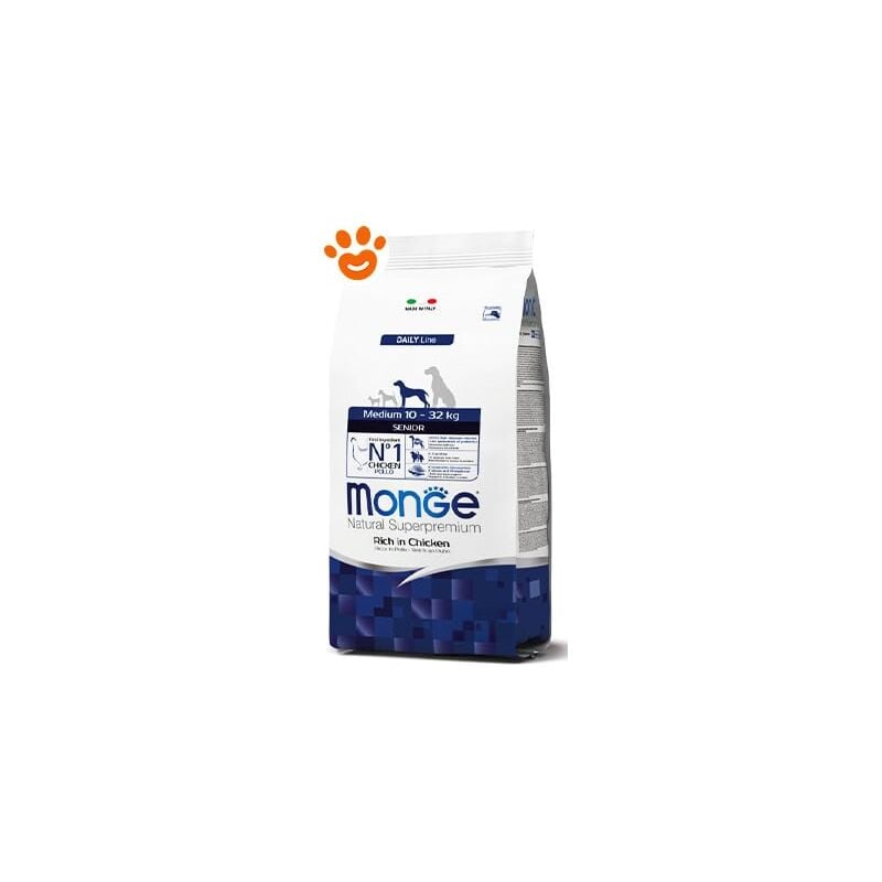 foto del prodotto cane medium senior monge 3 12 kg size 12 kg