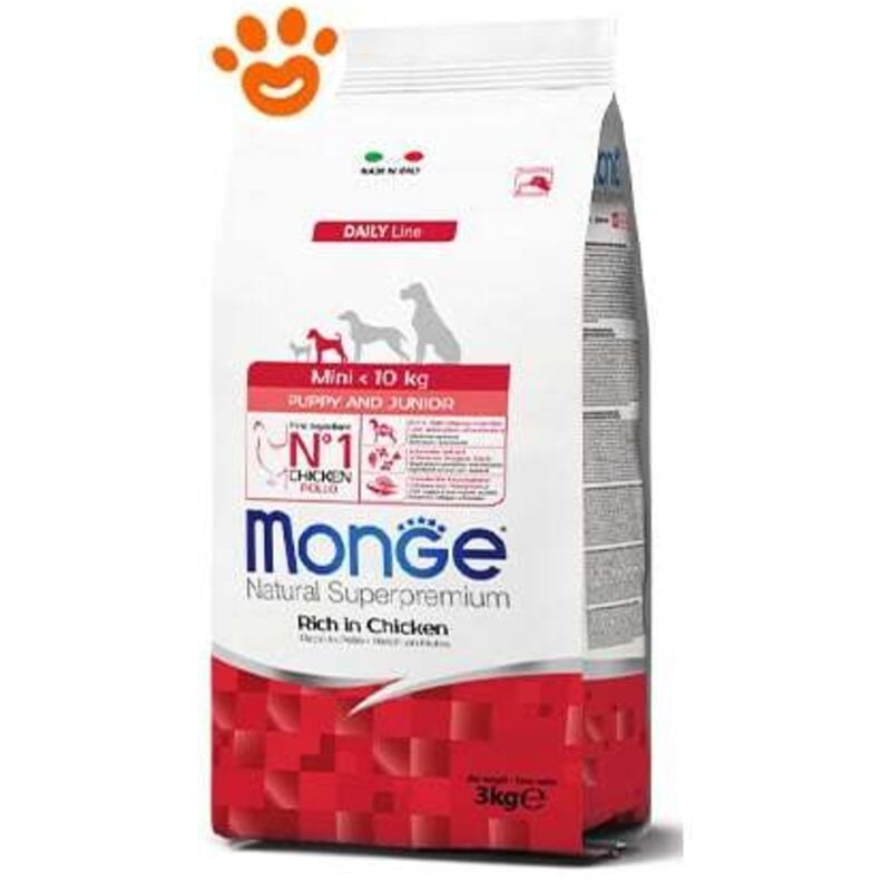 foto del prodotto cane - mini puppy monge - size 3 kg