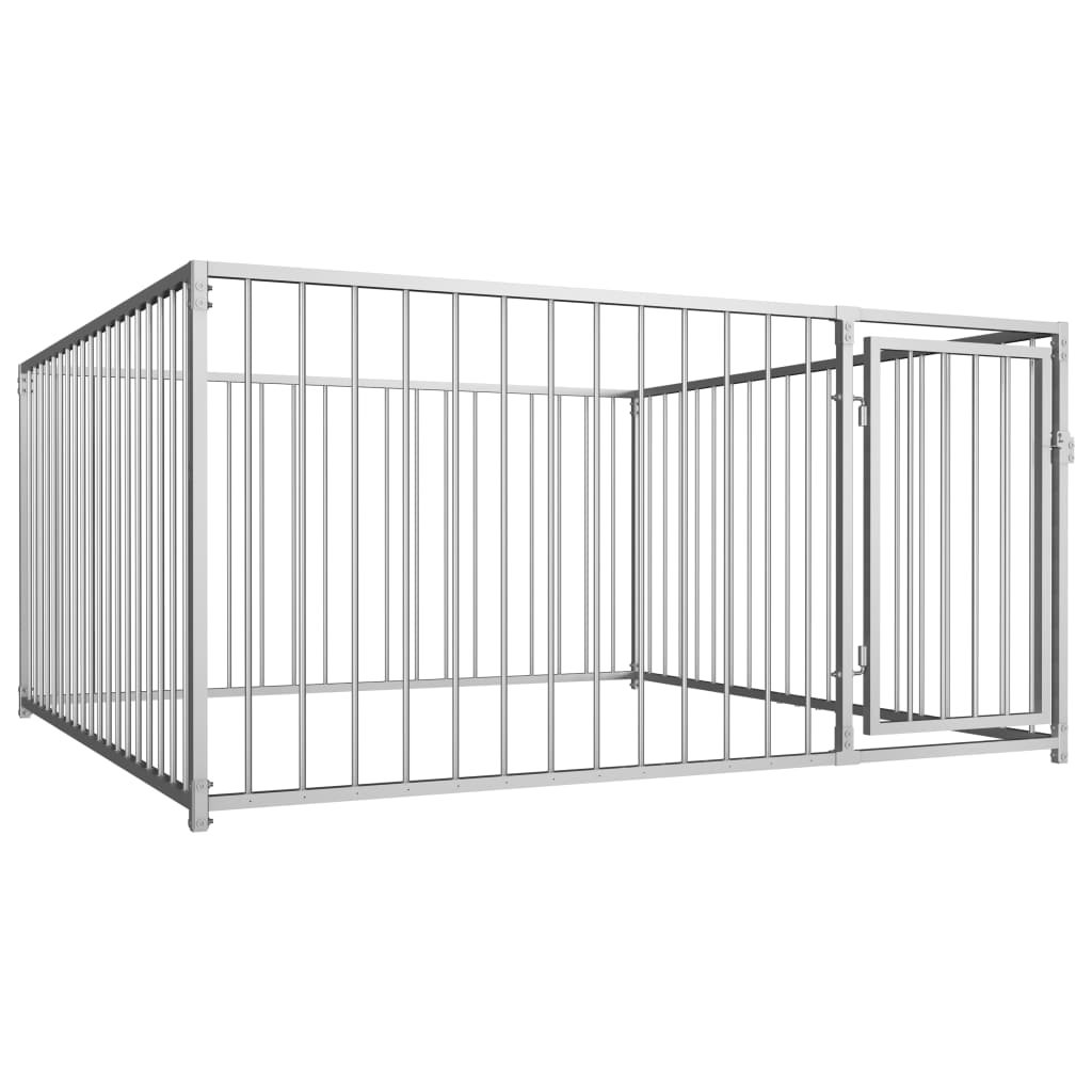 foto del prodotto canile da esterno 200x200x100 cm cod mxl 53507