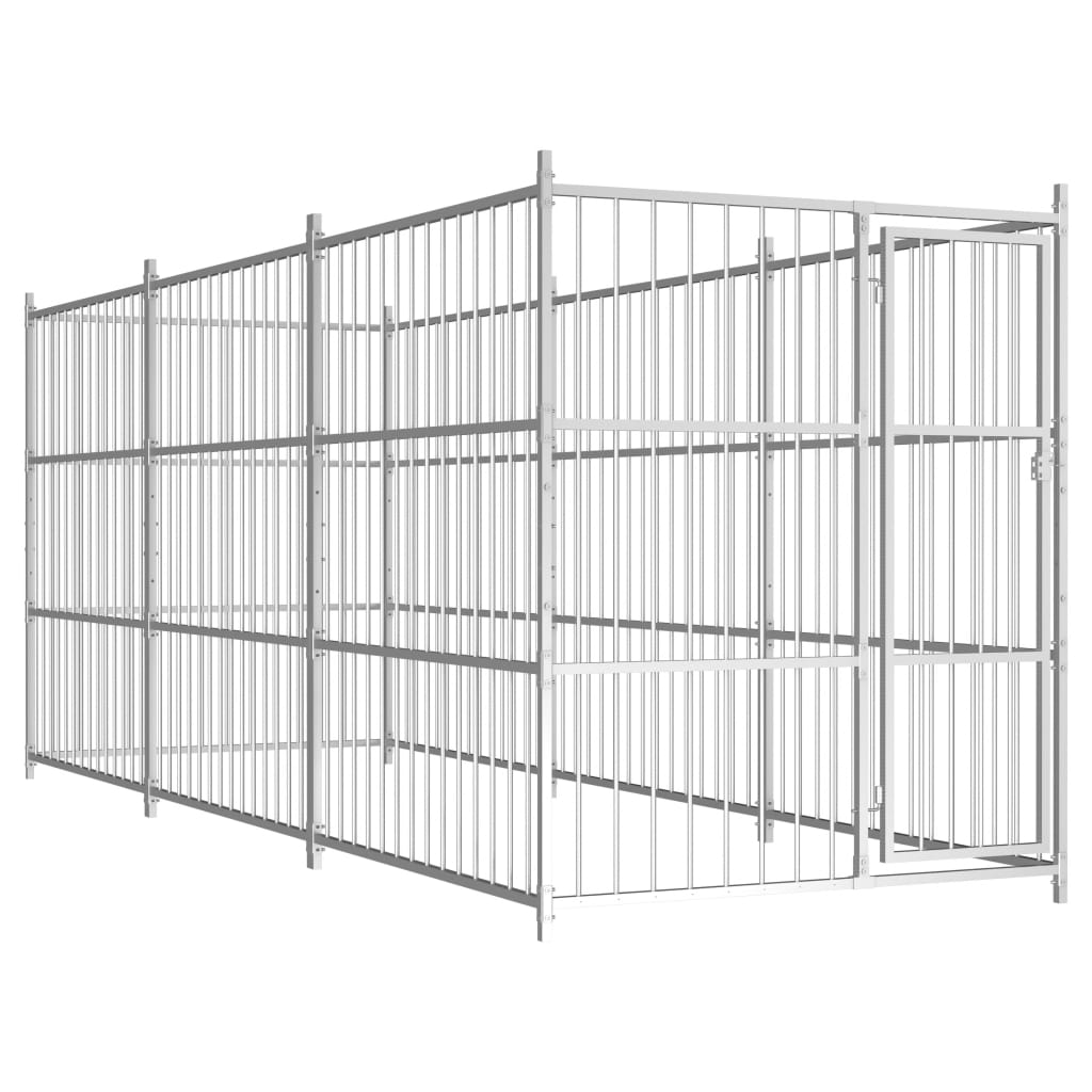foto del prodotto canile da esterno 450x150x185 cm cod mxl 42863