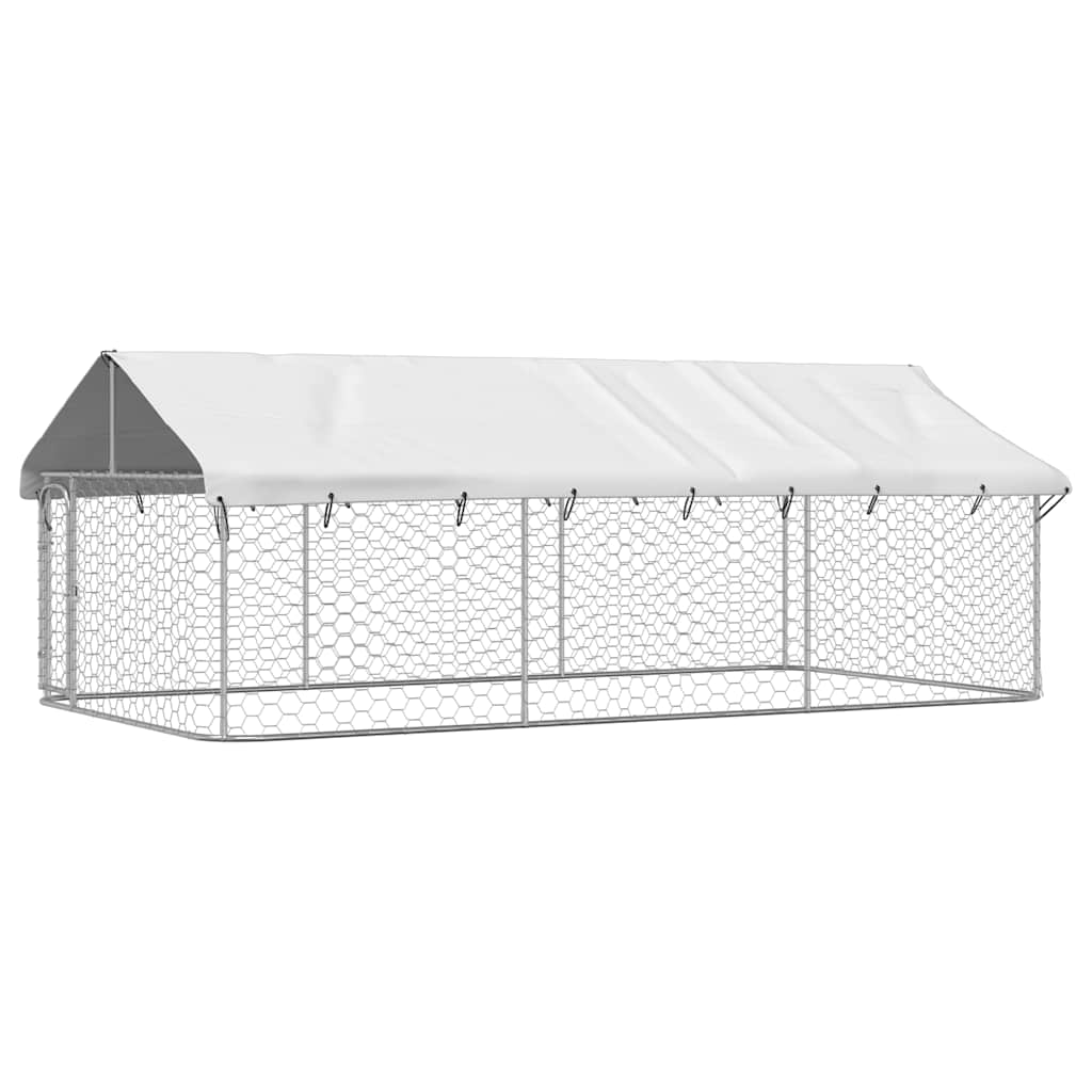foto del prodotto canile da esterno con tetto 400x200x150 cm cod mxl 51976